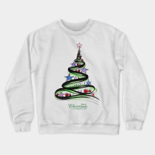 Creative Tree Design Christmas Crewneck Sweatshirt